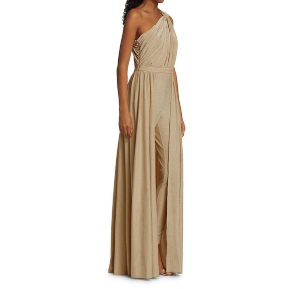 Halston Ira Twist-Neck Jumpsuit US 10 $795 - Picture 3 of 11